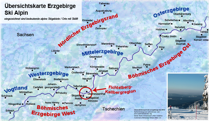 �bersichtskarte Ski Alpin